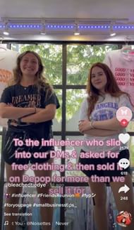 Members of Bleached Tie Dye, who are at the heart of this episode (image via TikTok)